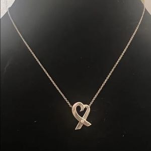 Tiffany & Co Paloma Piccasso Diamond Heart Necklace